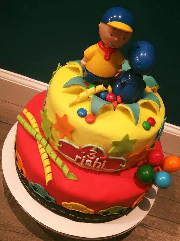 Caillou Themed Cake